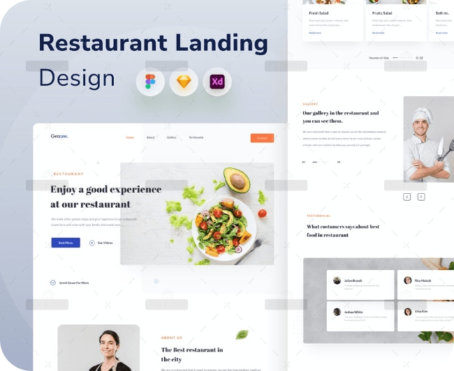 Restaurant Landing page demo attachment 29 portfolio 3 img