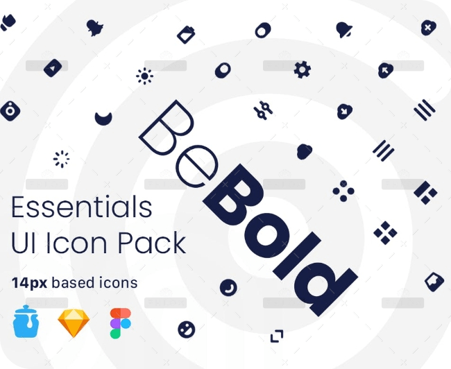 Essential UI Icon Pack demo attachment 47 portfolio 4 img